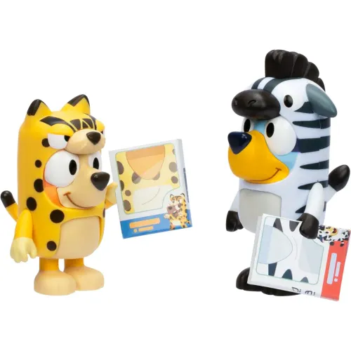 BLUEY Pack X2 Figuras Serie 11 Bluey Disfraces De Animales