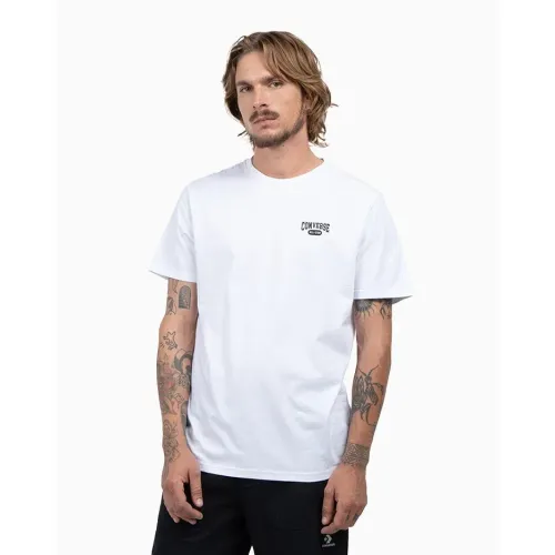 Converse Blanco de Hombre modelo Polo Deportivo Hombre Retro Chuck Logo Center Back Tee blancos hombre 2025073014584685963  