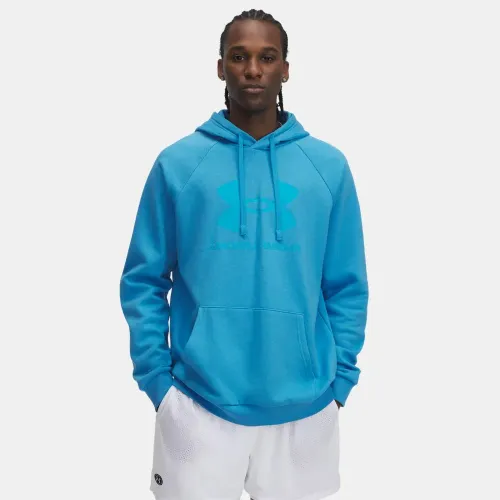 Under Armour Celeste de Hombre modelo Polera Training Hombre Rival Fleece Logo celestes hombre 2025073016225466194  