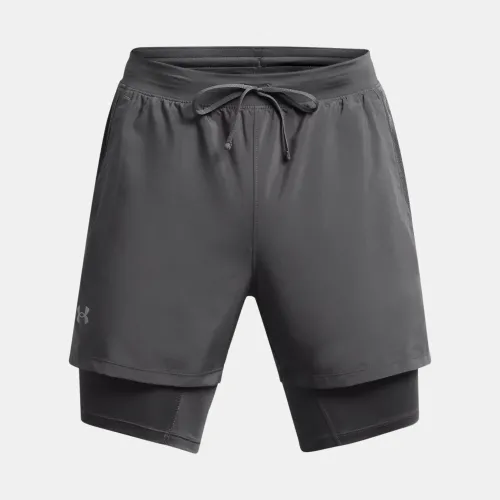 Under Armour Short Training Hombre Launch 2 En 1 - 5 In