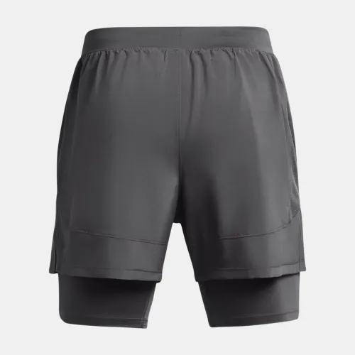 Under Armour Short Training Hombre Launch 2 En 1 - 5 In