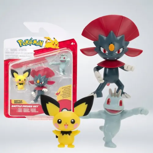 POKEMON  modelo Figuras De Pokemon Set X3 De Pichu - Machop - Weavile 2025073016515742052  