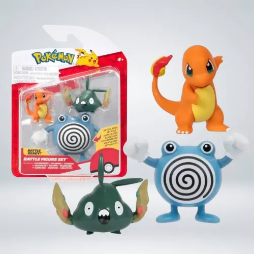 POKEMON  modelo Figuras De Pokemon Set X3 De Charmander - Poliwhirl - Trubbish 2025073016515742055  