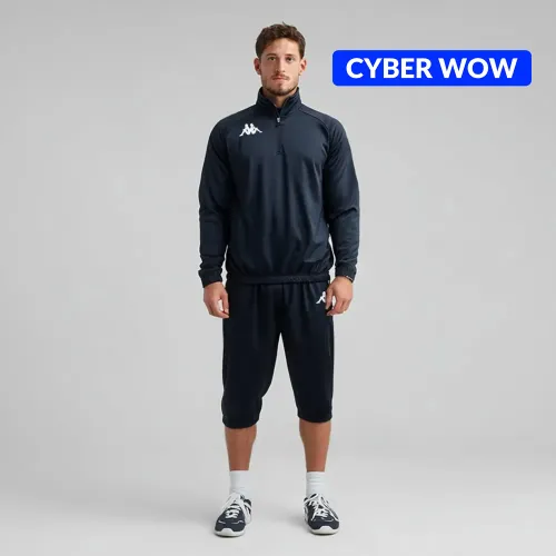 Conjunto Kappa Deportivo De Futbol Hombre Kappa4soccer Wranzon color azul | Platanitos