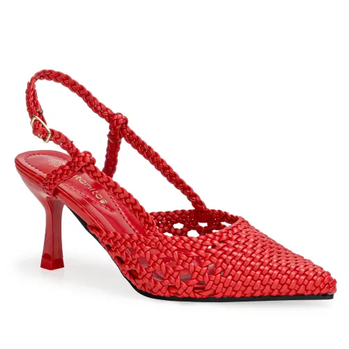 Platanitos Rojo de Mujer modelo Calzado Vestir Dama Cv Nini rojos rojas roja sintéticos mujer 2025080421035930133 Sintético Sintético