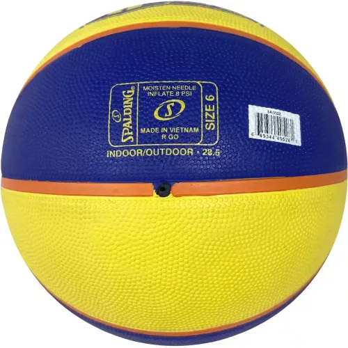 SPALDING Pelota De Basquet Unisex Tf-33 Gold Yell/Blue Sz6