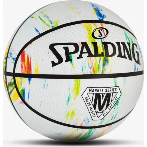 SPALDING Pelota De Basquet Unisex Marble Series Rainbow Sz6