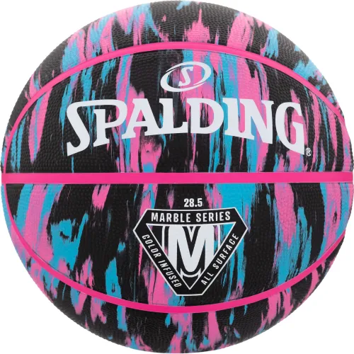 SPALDING  modelo Pelota De Basquet Unisex Marble Series Blkpnkblu Sz6 2025080513201735622  