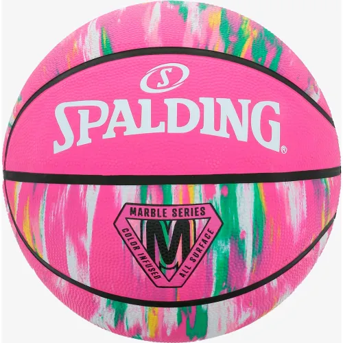SPALDING  modelo Pelota De Basquet Unisex Marble Series Pink Sz6 2025080513201735625  