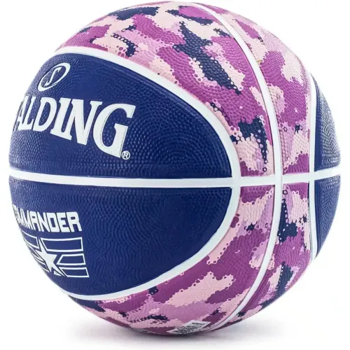 SPALDING Pelota De Basquet Unisex Commander Purple/Pink Sz6