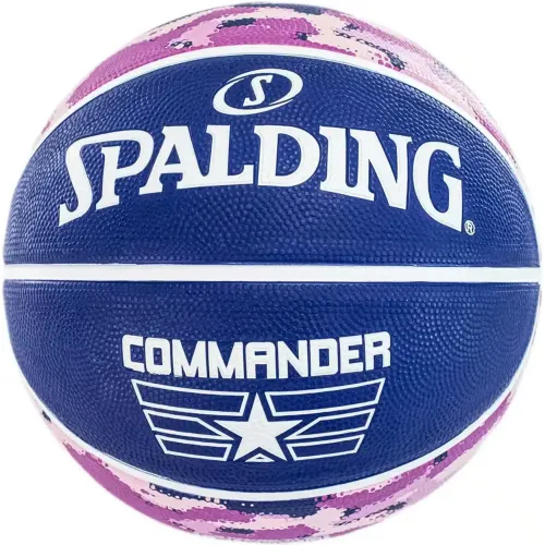 SPALDING Pelota De Basquet Unisex Commander Purple/Pink Sz6