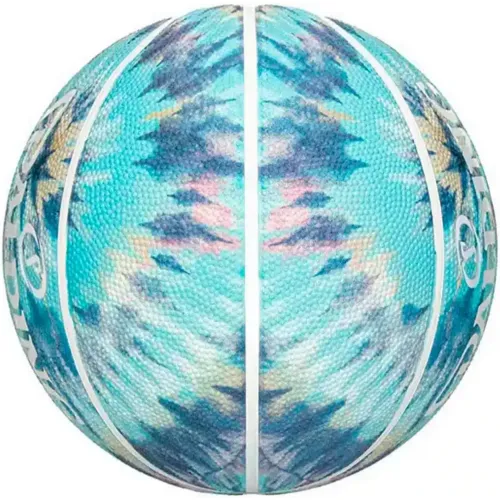 SPALDING Pelota De Basquet Unisex Tiedye Turquoise Rubber Sz6