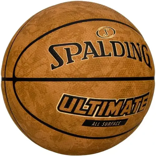 SPALDING Pelota De Basquet Unisex Ultimate Plus Pebble Light Brown Sz7