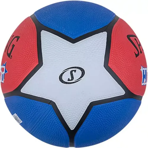 SPALDING Pelota De Basquet Unisex Highlight R/W/B Sz7 Rub