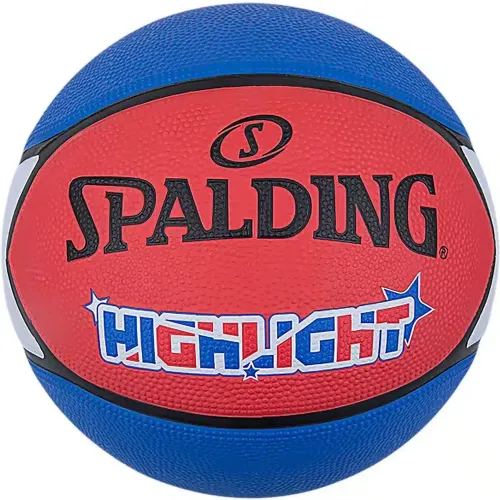 SPALDING  modelo Pelota De Basquet Unisex Highlight R/W/B Sz7 Rub 2025080513201735655  