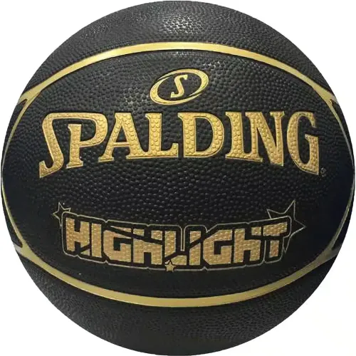 SPALDING  modelo Pelota De Basquet Unisex Highlight Black Gold Sz7 Rub 2025080513201735660  