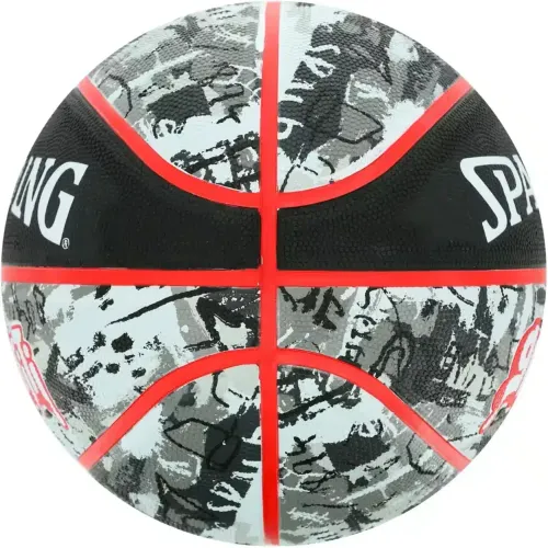 SPALDING Pelota De Basquet Unisex Graffiti Blk/Red Sz7
