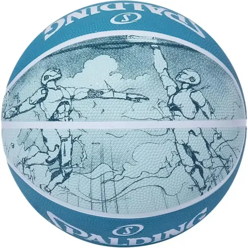 SPALDING Pelota De Basquet Unisex Sketch Crack Blue Sz7