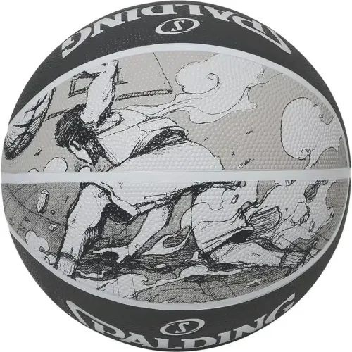 SPALDING Pelota De Basquet Unisex Sketch Jump Black Sz7