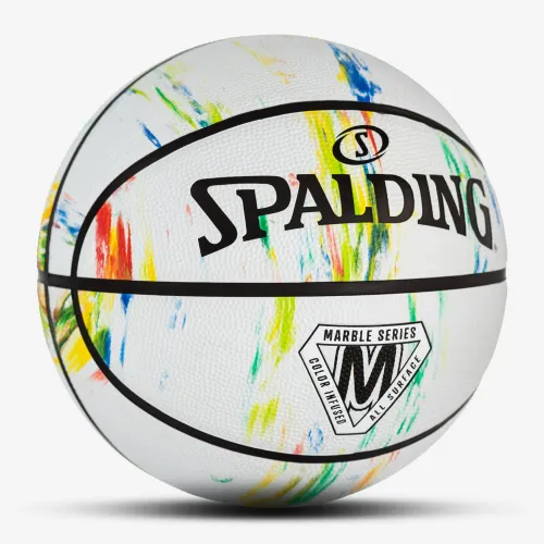 SPALDING Pelota De Basquet Unisex Marble Series Rainbow Sz7
