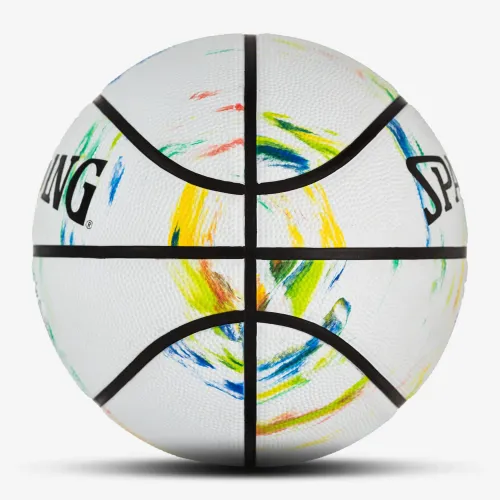 SPALDING Pelota De Basquet Unisex Marble Series Rainbow Sz7