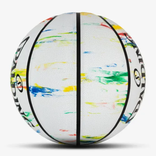 SPALDING Pelota De Basquet Unisex Marble Series Rainbow Sz7