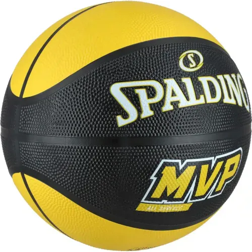 SPALDING Pelota De Basquet Unisex Mvp Rubber Black/Yellow Sz7
