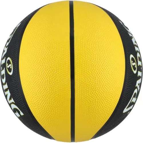 SPALDING Pelota De Basquet Unisex Mvp Rubber Black/Yellow Sz7