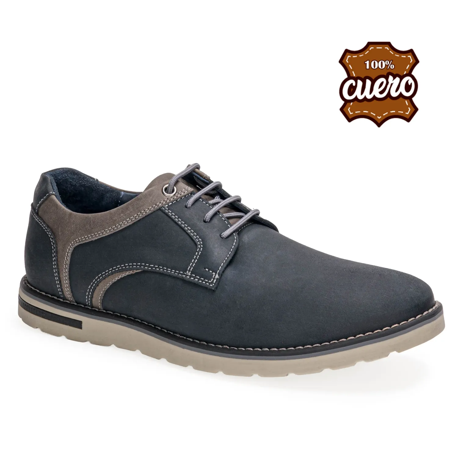 Zapato Hanover Casual Hombre Everest color azul / gris | Platanitos