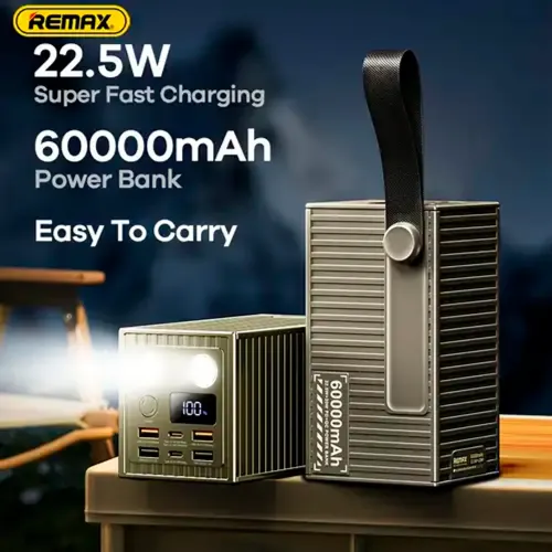 REMAX Cargador Portatil Power Bank 60000mah Rpp-609  Pro Pd+qc 20w+22.5w