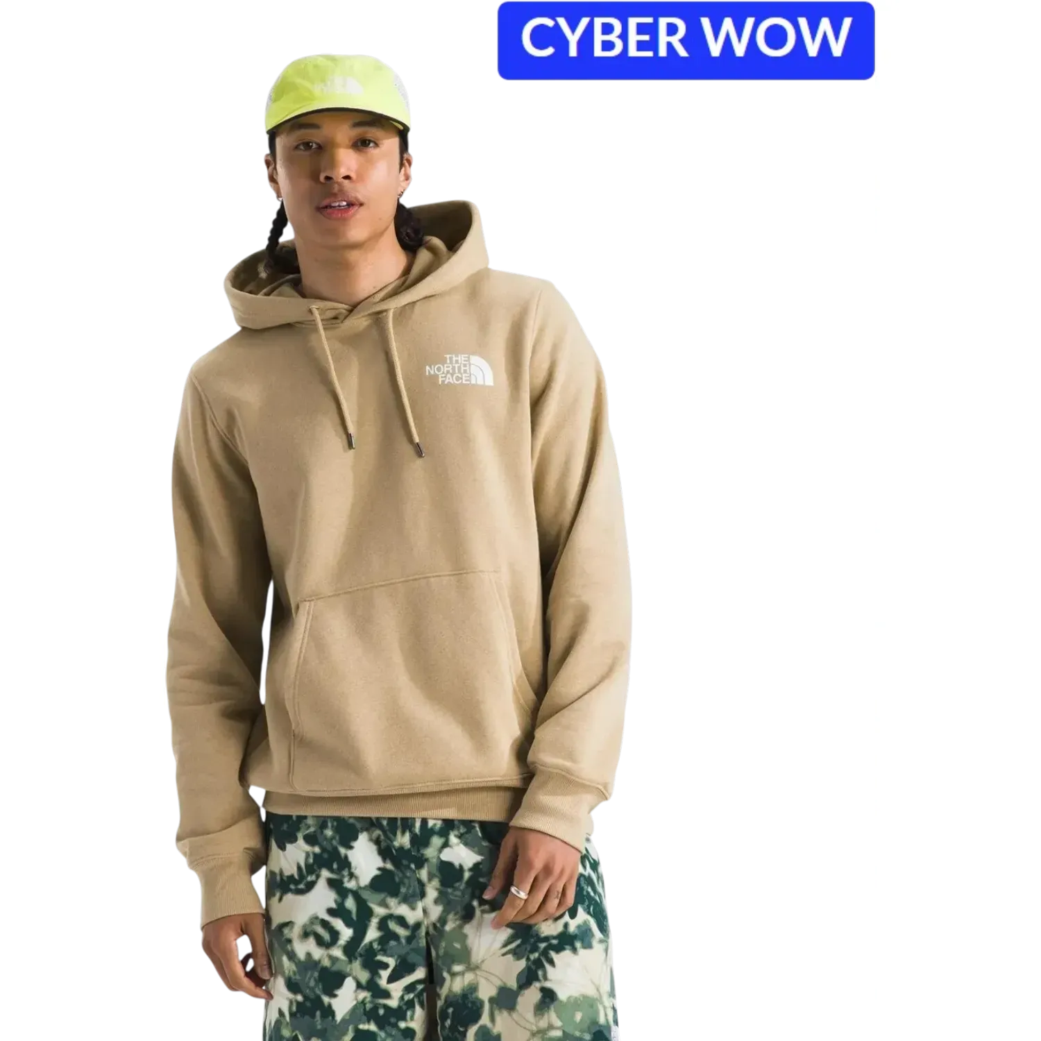 Polera The North Face Urbana Hombre M Box Nse Pullover Hoodie color beige | Platanitos