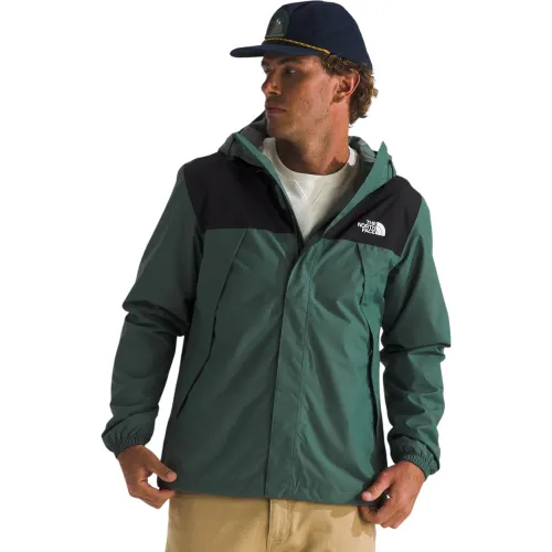 Hombre The North Face Verde Casaca Outdoor Impermeable Hombre M Antora Jacket