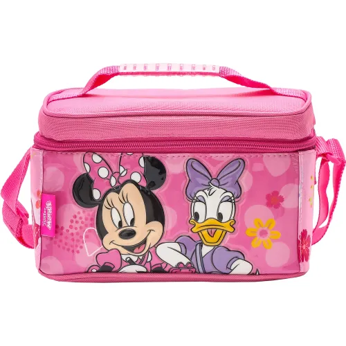 Minnie Set Mochila Con Ruedas + Lonchera + Cartuchera Minnie Mod3