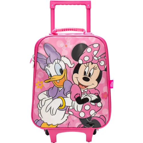 Minnie Set Mochila Con Ruedas + Lonchera + Cartuchera Minnie Mod3