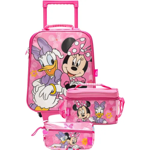 Minnie Morado de Niña / Niño modelo Set Mochila Con Ruedas + Lonchera + Cartuchera Minnie Mod3 fucsias niña 2025080722301120393  