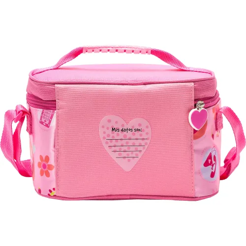 Minnie Set Mochila Con Ruedas + Lonchera + Cartuchera Minnie Mod3