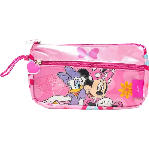 Minnie Set Mochila Con Ruedas + Lonchera + Cartuchera Minnie Mod3