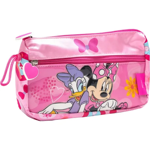 Minnie Set Mochila Con Ruedas + Lonchera + Cartuchera Minnie Mod3