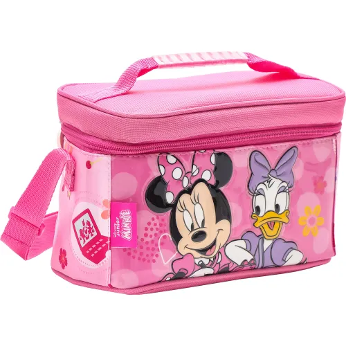 Minnie Set Mochila Con Ruedas + Lonchera + Cartuchera Minnie Mod3