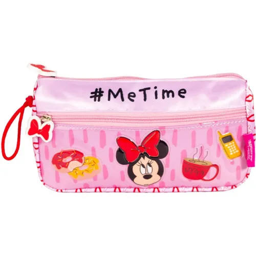Minnie Set Mochila Con Ruedas + Lonchera + Cartuchera Minnie Mod2