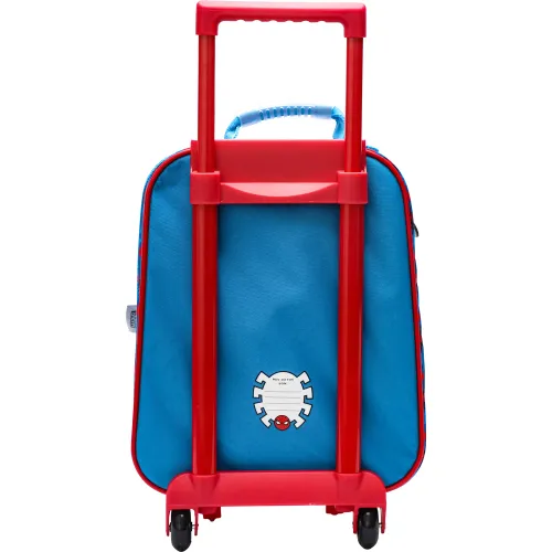 Spiderman Set Mochila Con Ruedas + Lonchera + Cartuchera Spiderman Mod4