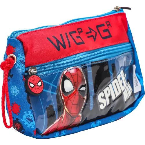 Spiderman Set Mochila Con Ruedas + Lonchera + Cartuchera Spiderman Mod4