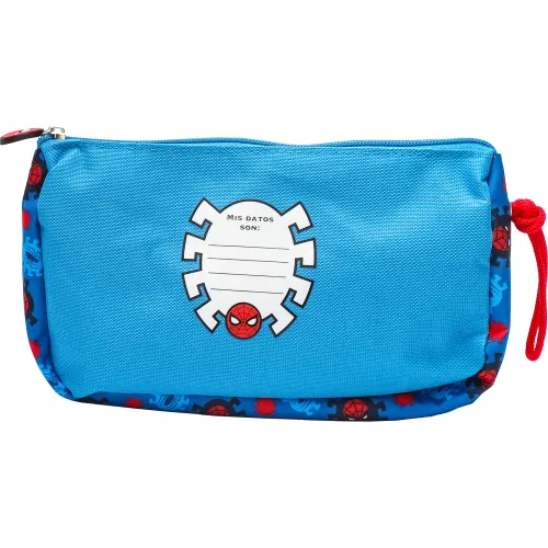 Spiderman Set Mochila Con Ruedas + Lonchera + Cartuchera Spiderman Mod4