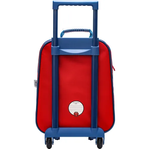 Spiderman Set Mochila Con Ruedas + Lonchera + Cartuchera Spiderman Mod3