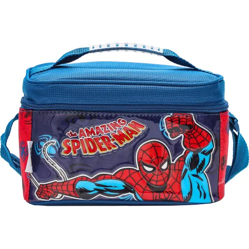 Spiderman Set Mochila Con Ruedas + Lonchera + Cartuchera Spiderman Mod3
