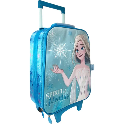 Frozen Set Mochila Con Ruedas + Lonchera + Cartuchera Frozen Mod2