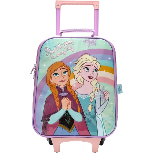 Frozen Set Mochila Con Ruedas + Lonchera + Cartuchera Frozen Mod1