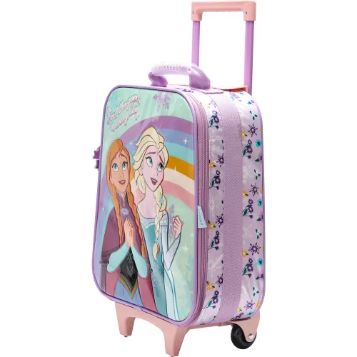 Frozen Set Mochila Con Ruedas + Lonchera + Cartuchera Frozen Mod1