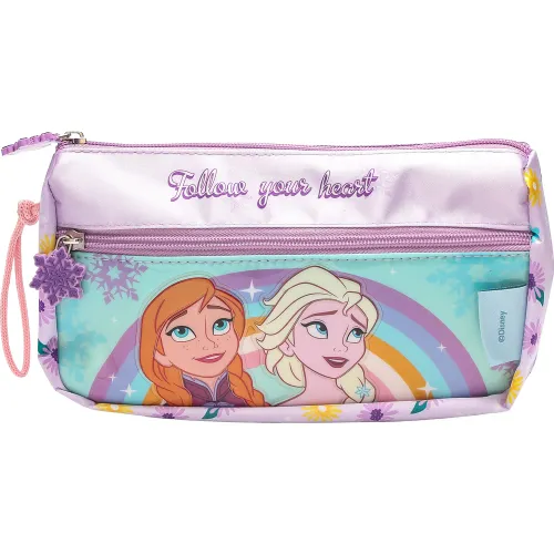 Frozen Set Mochila Con Ruedas + Lonchera + Cartuchera Frozen Mod1