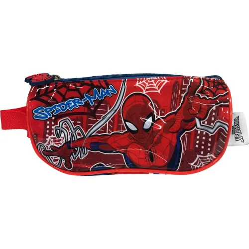 Spiderman Set Mochila Con Ruedas + Lonchera + Cartuchera Spiderman Mod2